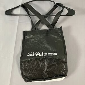 San Francisco Art Institute SFAI Tote Bag Black White Reusable School Art